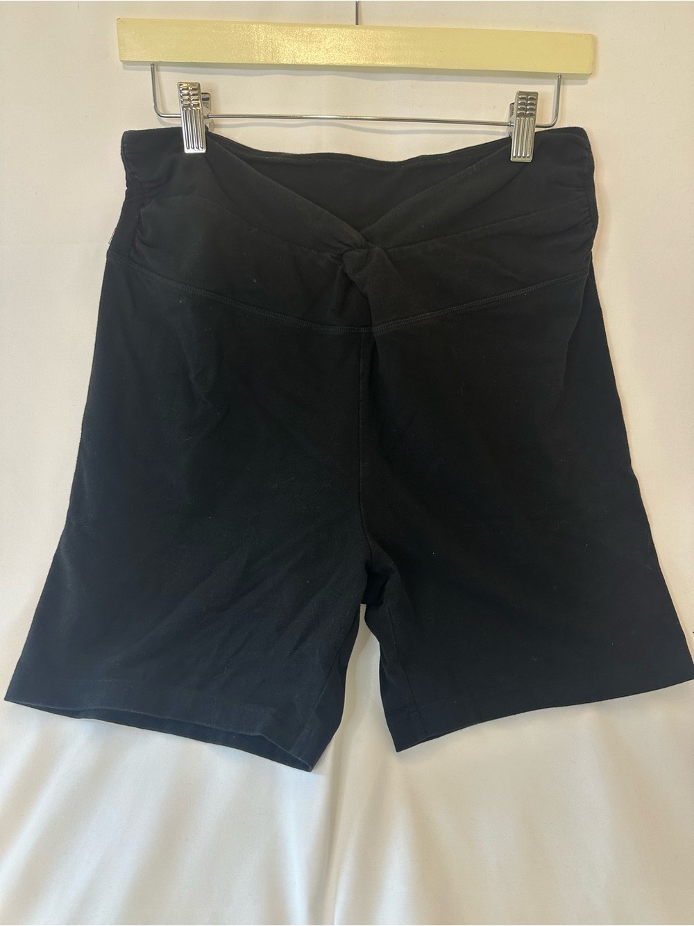 Shorts Victoria’s Secret Pink Ultimate 6” Yoga Black Bike Shorts Womens XL Twist